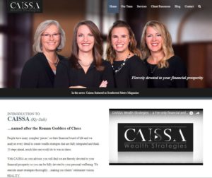 What has Caissa been up to? Check out our newly redesigned website